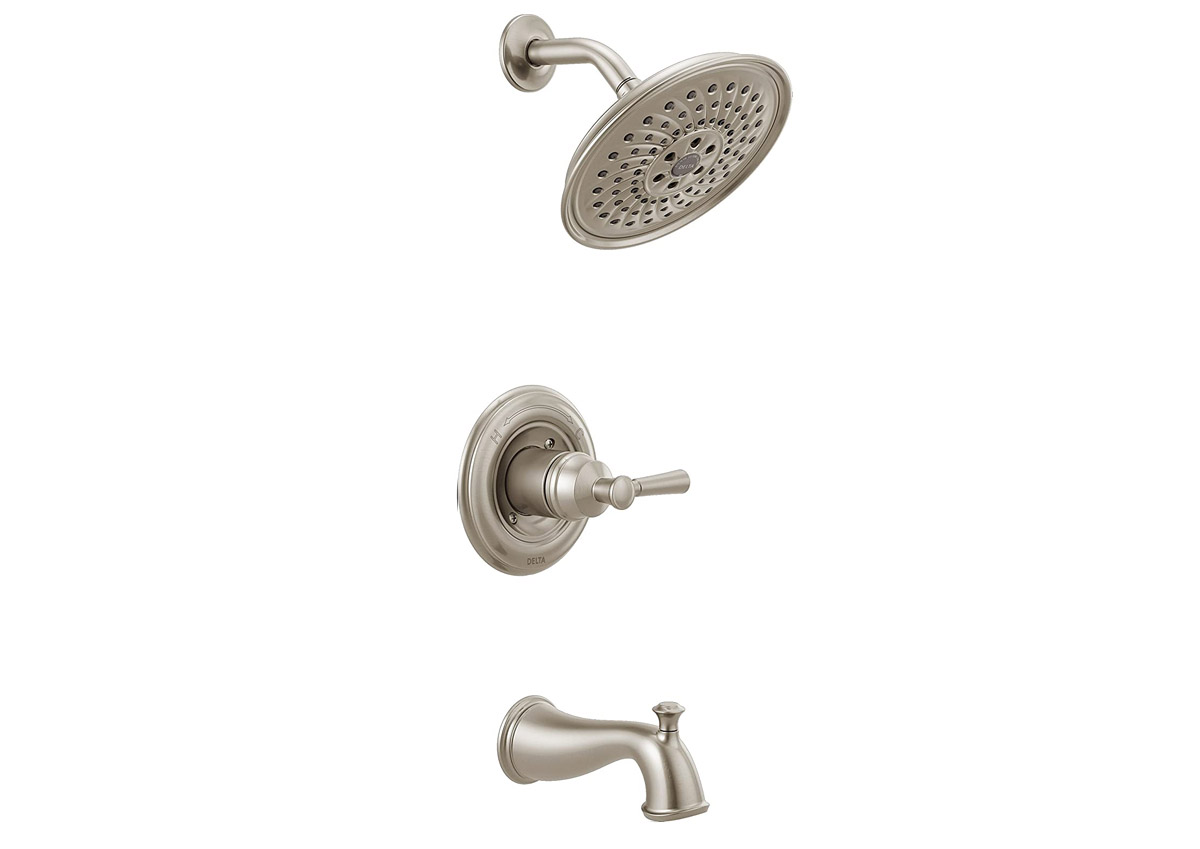 Craftsman Delta Shower and Bath Trim Brushed Nickel